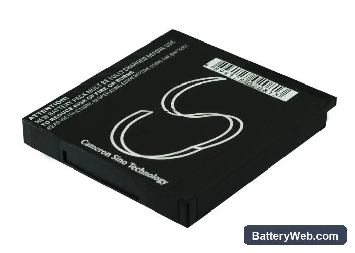 HTC Touch Dual Replacement Battery, 3.7V, 1200mAh, Li-Polymer 1