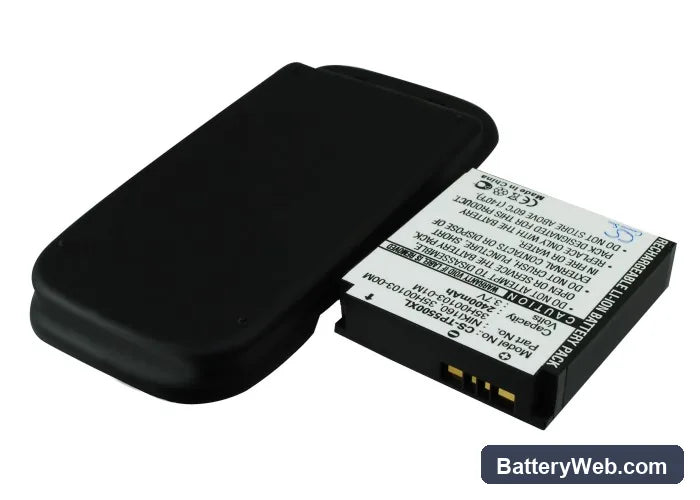 HTC Touch Dual Replacement Battery, 3.7V, 2200mAh, Li-ion 4