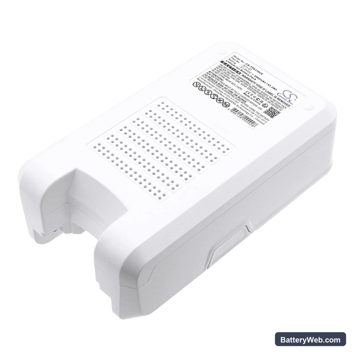 Tineco A11 Tango Replacement Battery, 21.6V, 2000mAh, Li-ion 3