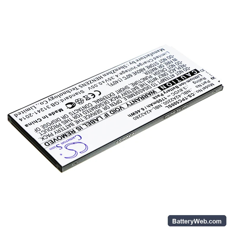 Neffos C5 Replacement Battery, 3.8V, 1700mAh, Li-ion 2