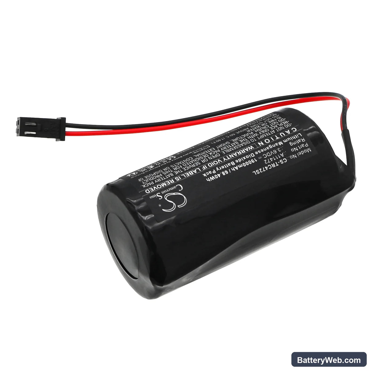 Itron Corus Gas Volume Vonverter Replacement Battery, 3.6V, 19000mAh, Li-MnO2 2