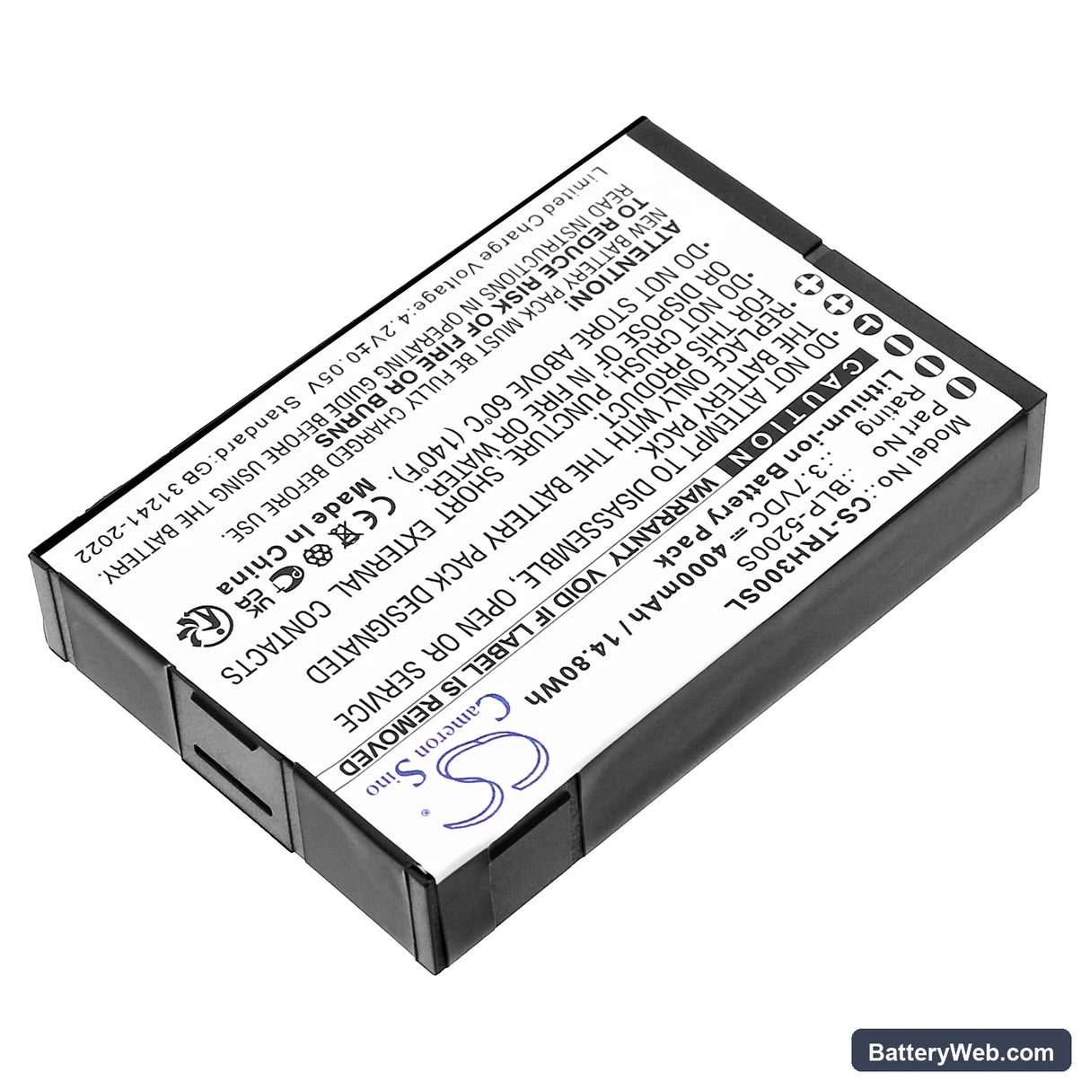 Hi-Target ihand 30 data controller Replacement Battery, 3.7V, 4000mAh, Li-ion 2