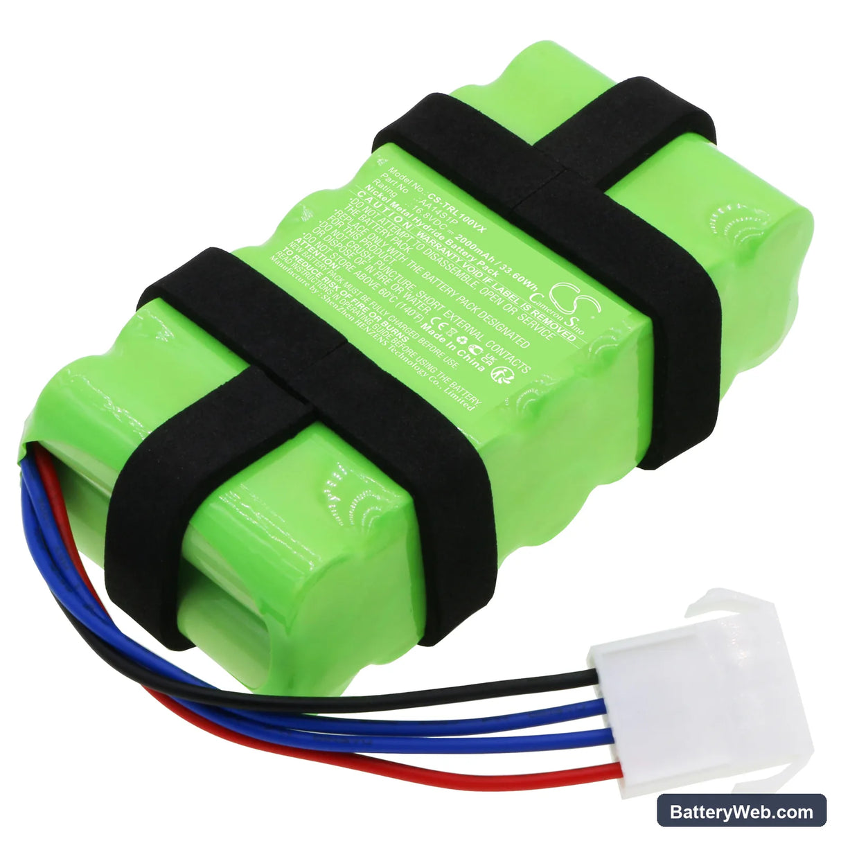 Toshiba VC-WL100 Replacement Battery, 16.8V, 2000mAh, Ni-MH 1