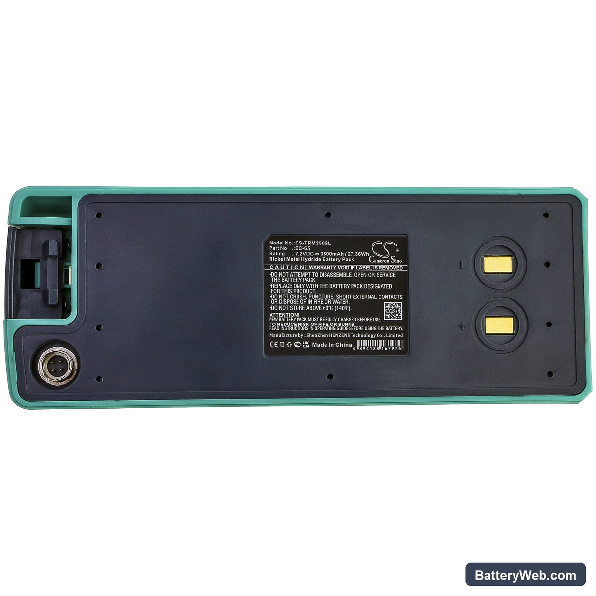 Trimble M3 Replacement Battery, 7.2V, 3800mAh, Ni-MH 5
