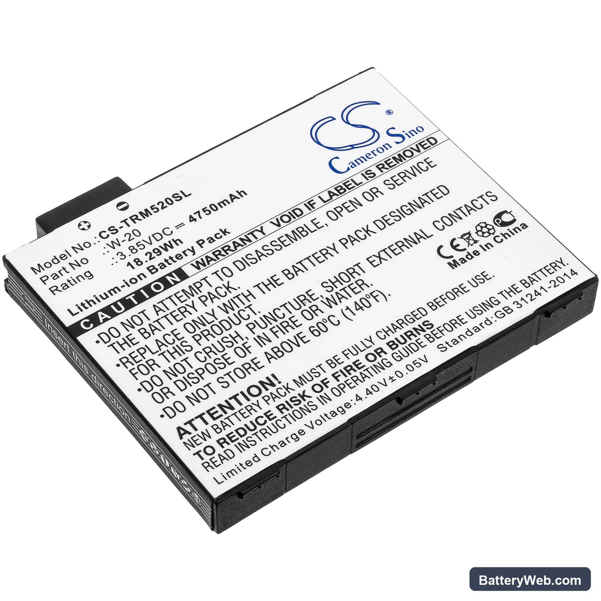 AT&T Mobile Hotspot Pro Replacement Battery, 3.85V, 4750mAh, Li-ion 1