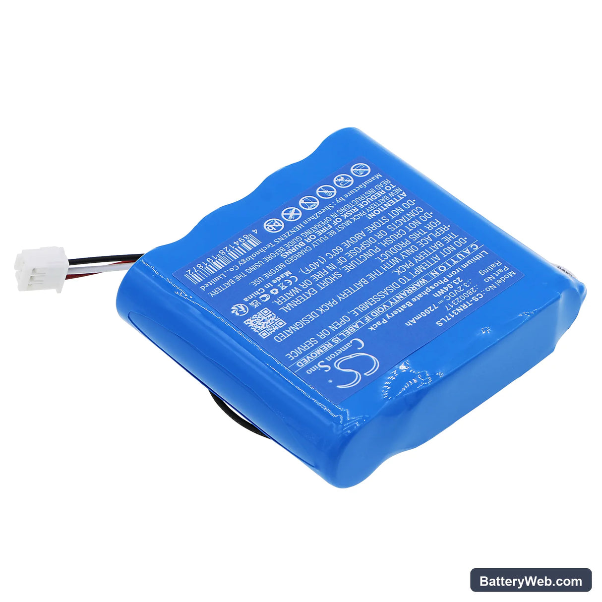TRIDONIC 28002317 Replacement Battery, 3.2V, 7200mAh, LiFePO4 2