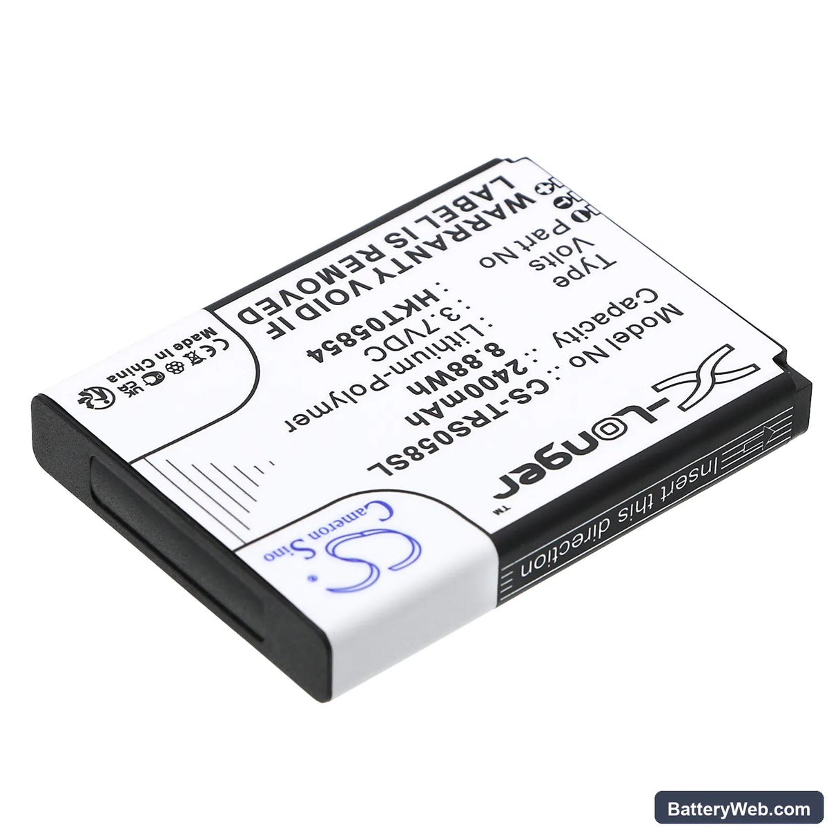 Thuraya SatSleeve Replacement Battery, 3.7V, 2400mAh, Li-Polymer 2