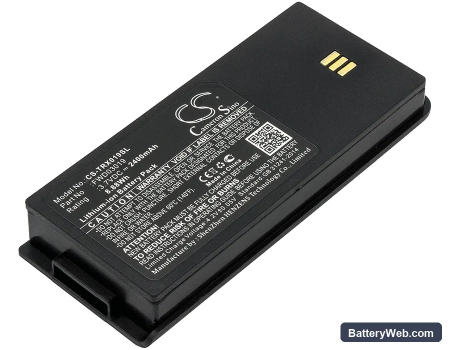 Thuraya XT Dual Replacement Battery, 3.7V, 2400mAh, Li-ion 1