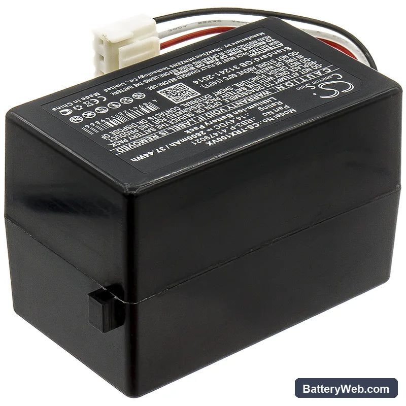 Toshiba VC-RCX1 Replacement Battery, 14.4V, 2600mAh, Li-ion 2