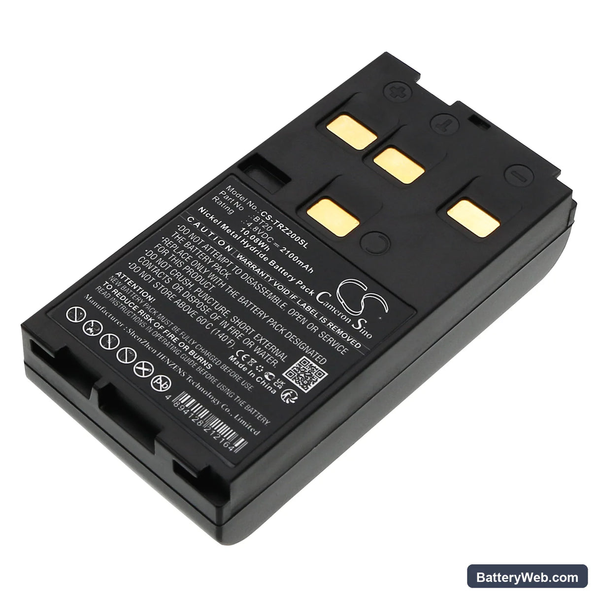 Hi-Target DT02 Replacement Battery, 4.8V, 2100mAh, Ni-MH 1