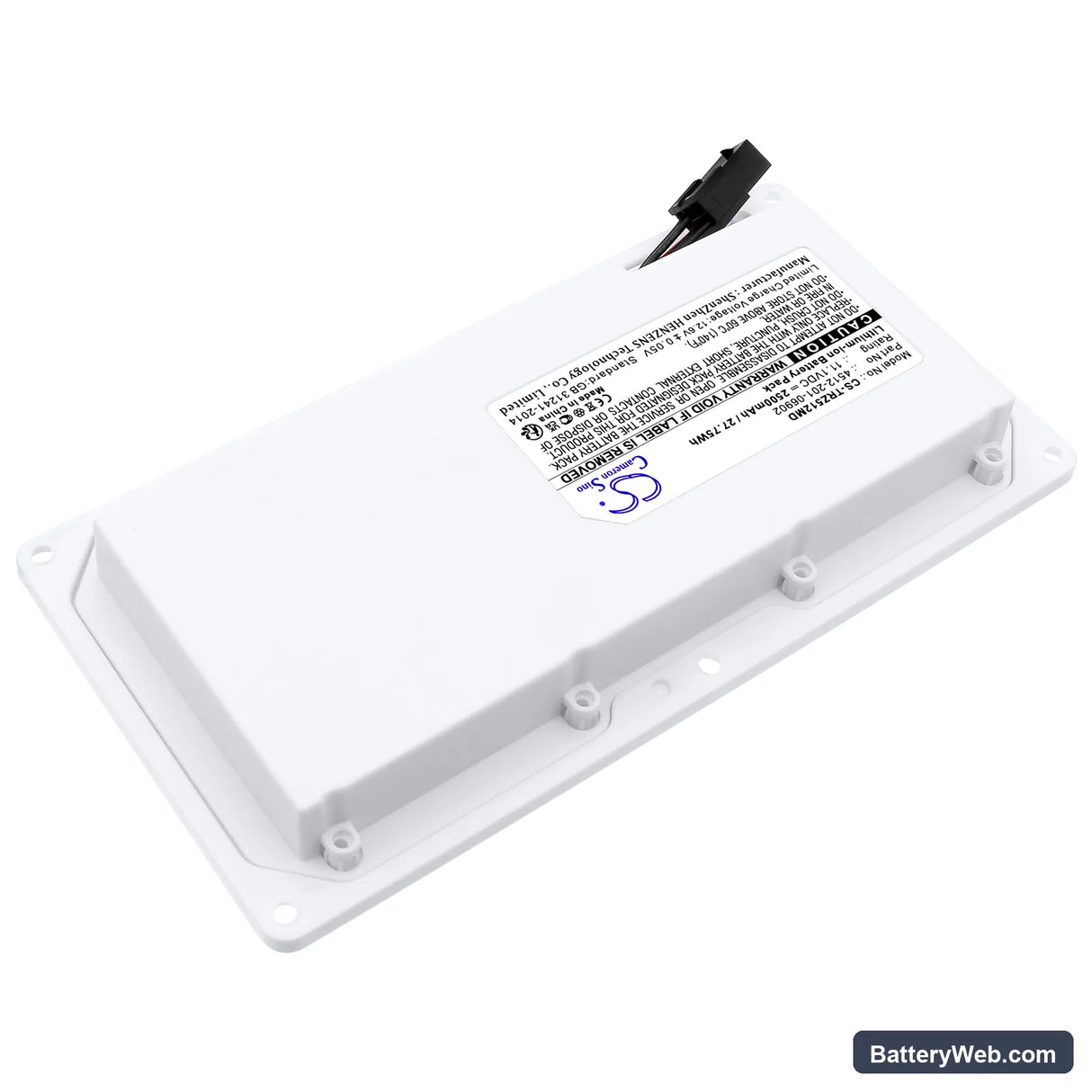 Philips MobileDiagnost wDR Replacement Battery, 11.1V, 2500mAh, Li-ion 2