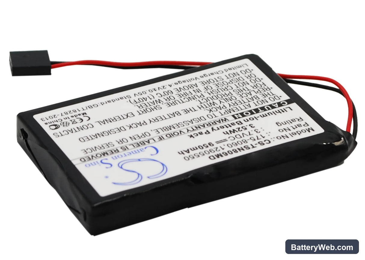 Thermo Scientific Novus Replacement Battery, 3.7V, 950mAh, Li-ion 3