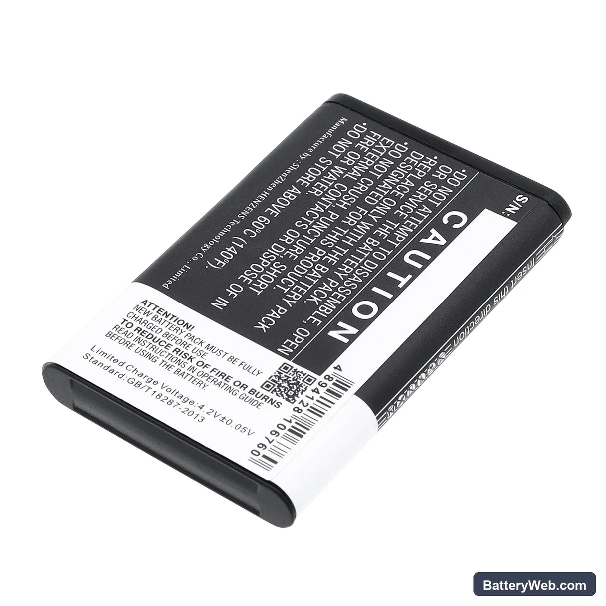 Unitech MS920 Replacement Battery, 3.7V, 1200mAh, Li-ion 4