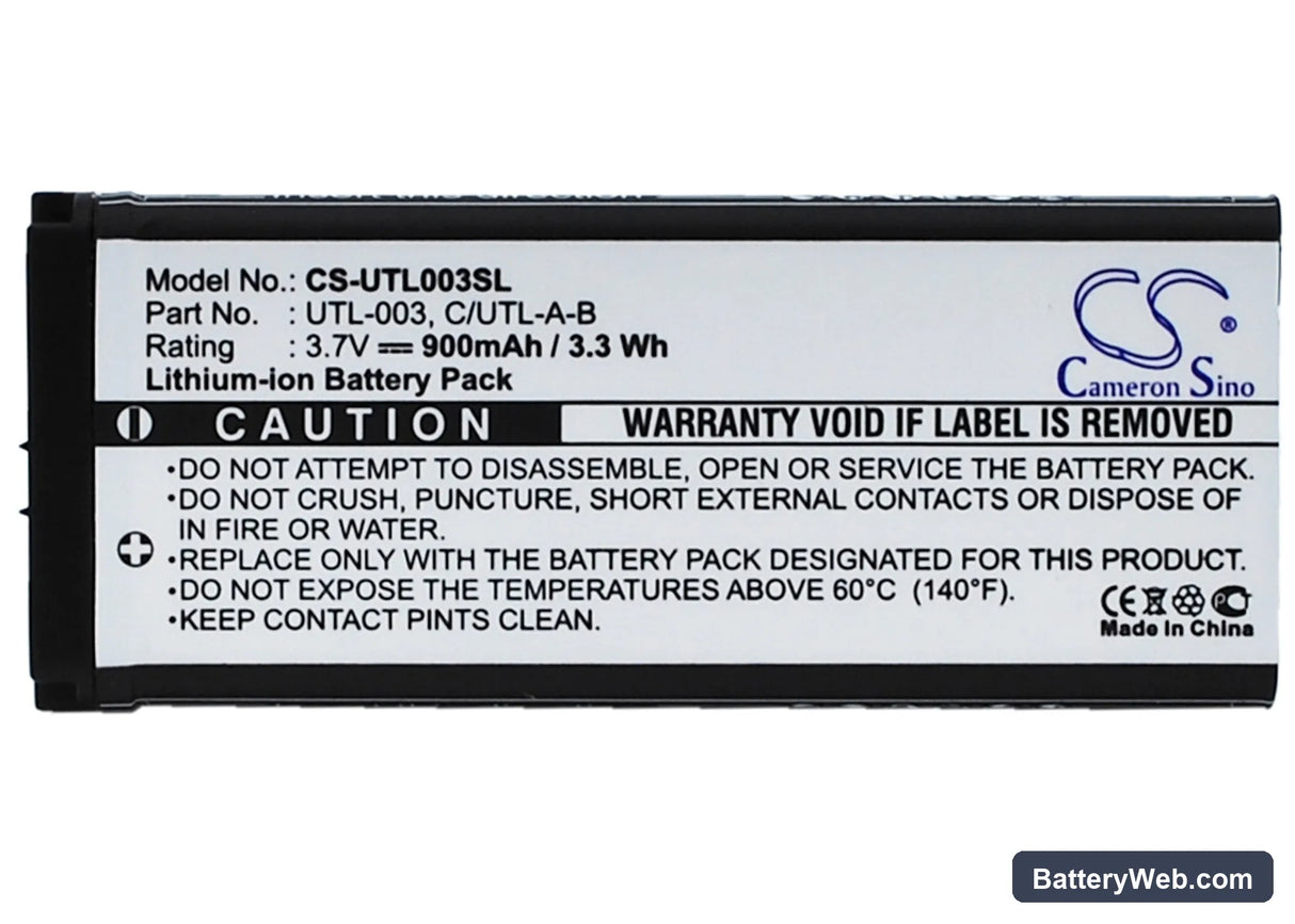 Nintendo DSi XL Replacement Battery, 3.7V, 900mAh, Li-ion 5