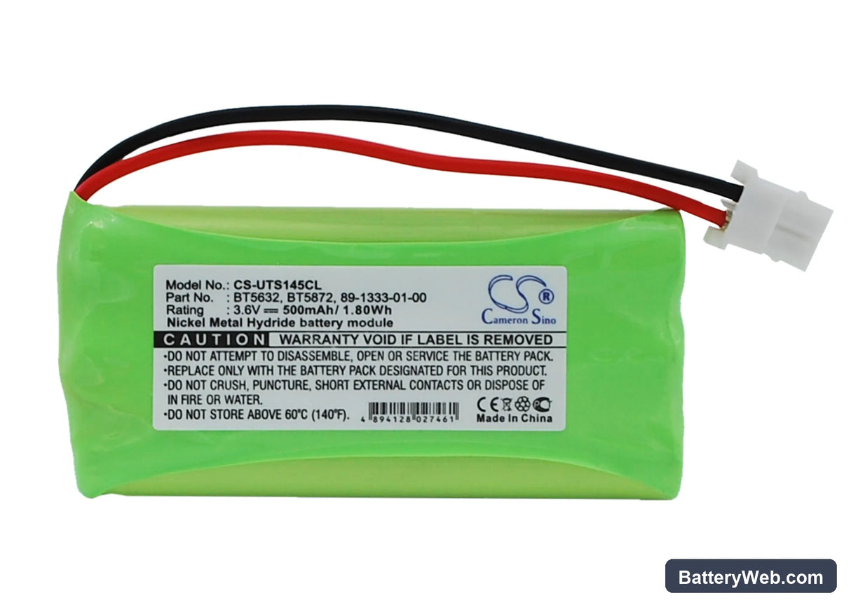 Uniden 5105 Replacement Battery, 3.6V, 500mAh, Ni-MH 1