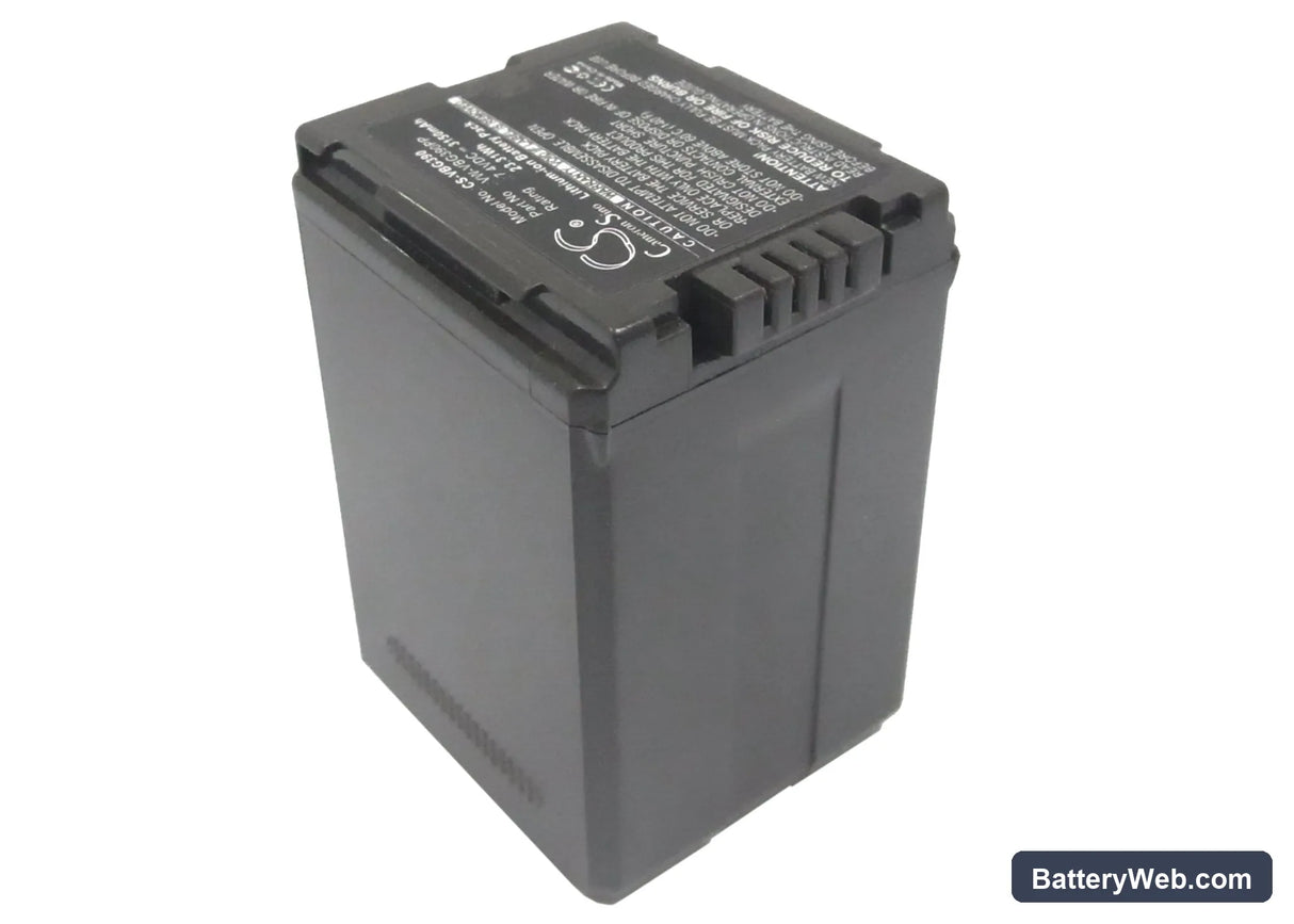 Panasonic AG-HMC40 Replacement Battery, 7.4V, 3150mAh, Li-ion 2