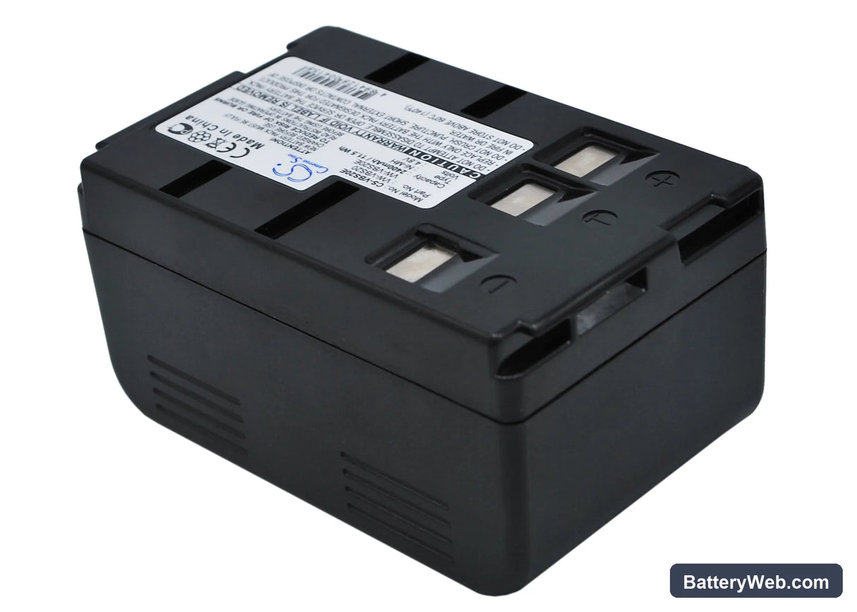 Panasonic NV-A1 Replacement Battery, 4.8V, 2400mAh, Ni-MH 2