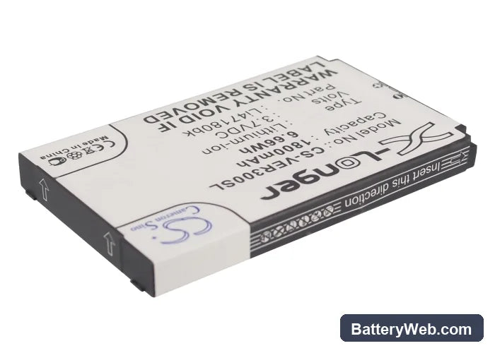 ViewSonic Q3 Replacement Battery, 3.7V, 1800mAh, Li-ion 2