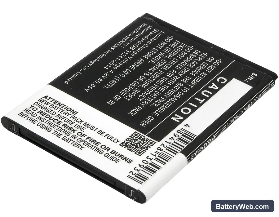 Vodafone Smart First 7 Replacement Battery, 3.7V, 1450mAh, Li-ion 4