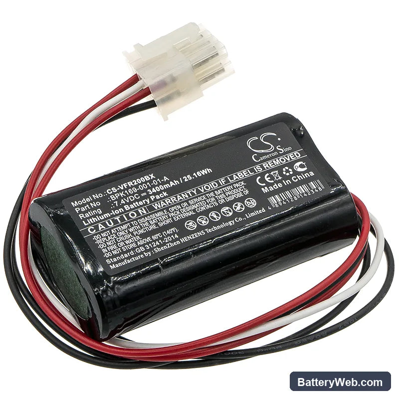 VeriFone Replacement Battery, 7.4V, 3400mAh, Li-ion 1