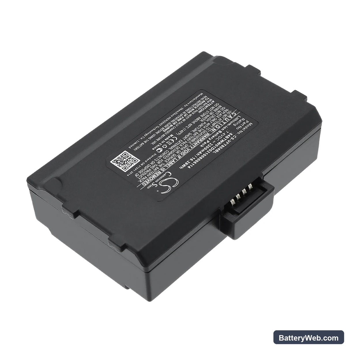 VeriFone Nurit 8040 Replacement Battery, 7.4V, 2200mAh, Li-ion 2