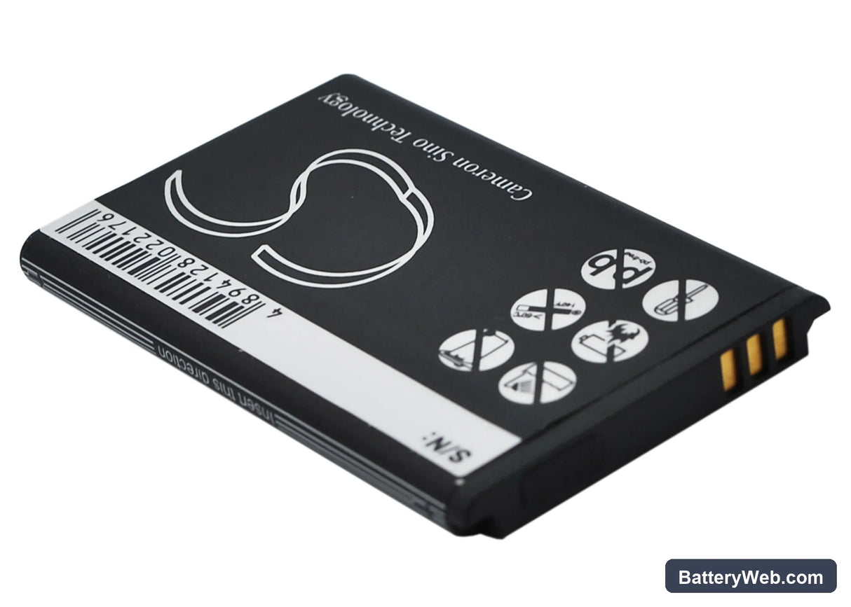 Vodafone 716 Replacement Battery, 3.7V, 800mAh, Li-ion 3