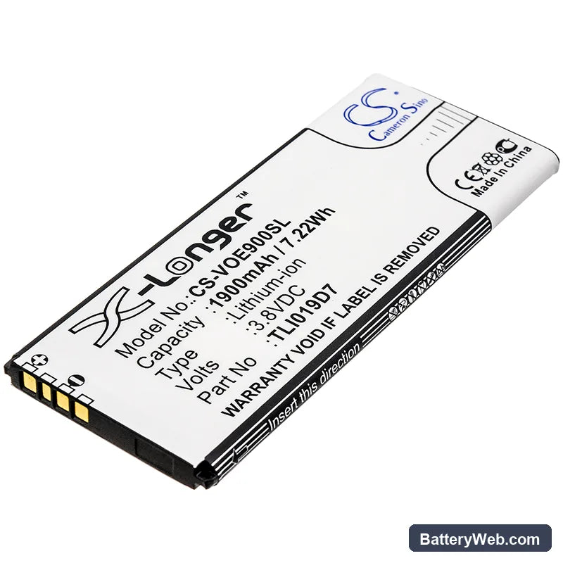 Telstra Essential Plus 2018 Replacement Battery, 3.8V, 1900mAh, Li-ion 1