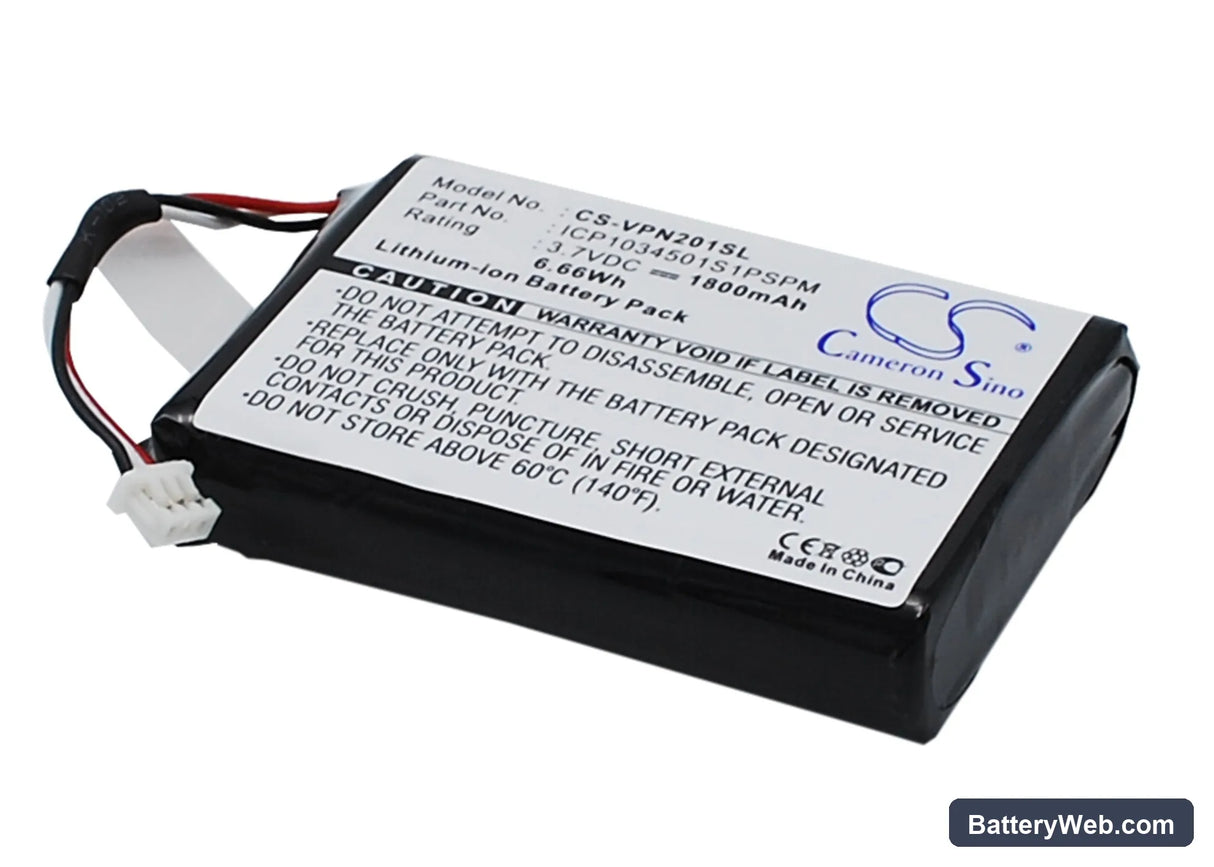 VDO Dayton MS2010AUS Replacement Battery, 3.7V, 1800mAh, Li-ion 3