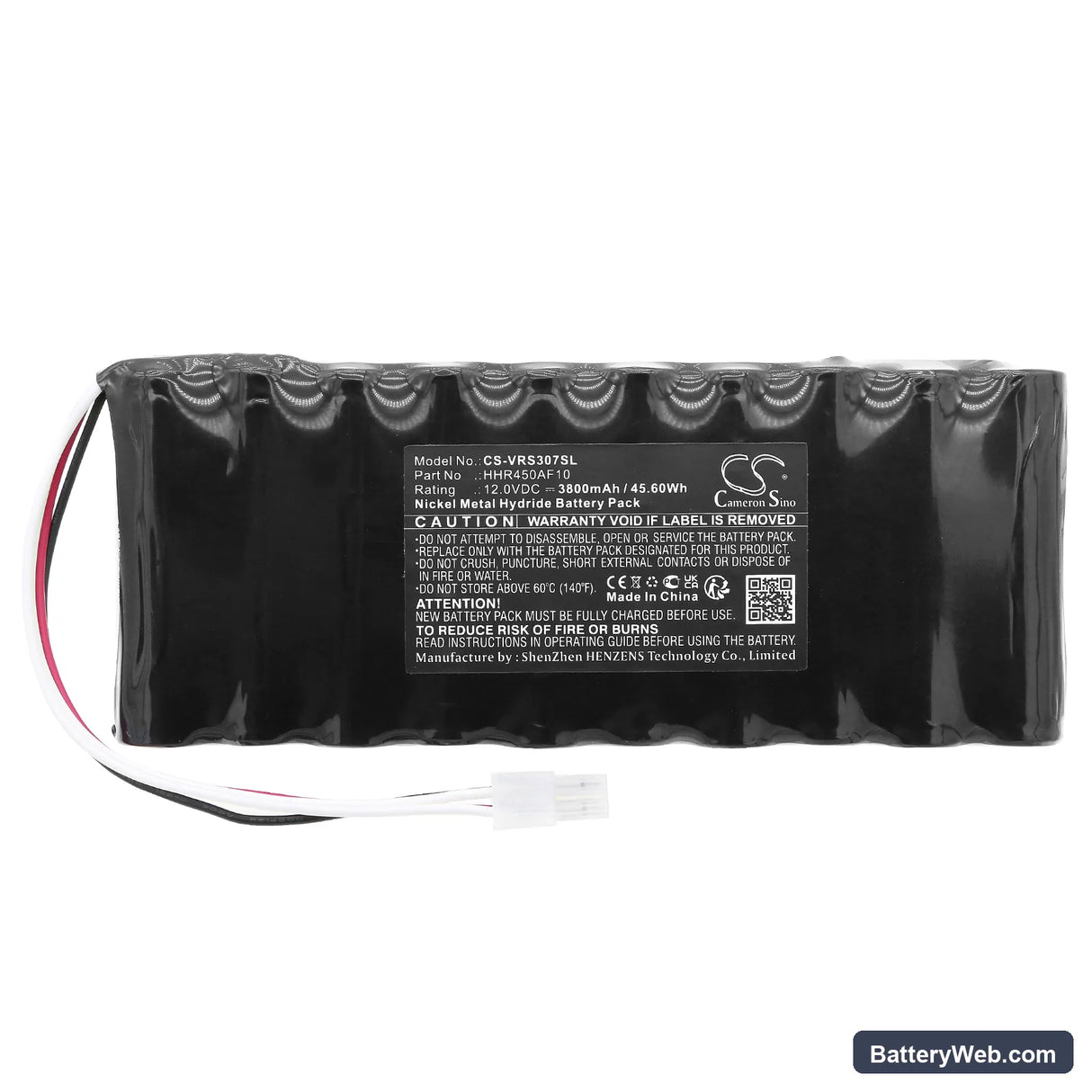 KWS ELECTRONIC Varos 307 Replacement Battery, 12V, 3800mAh, Ni-MH 3