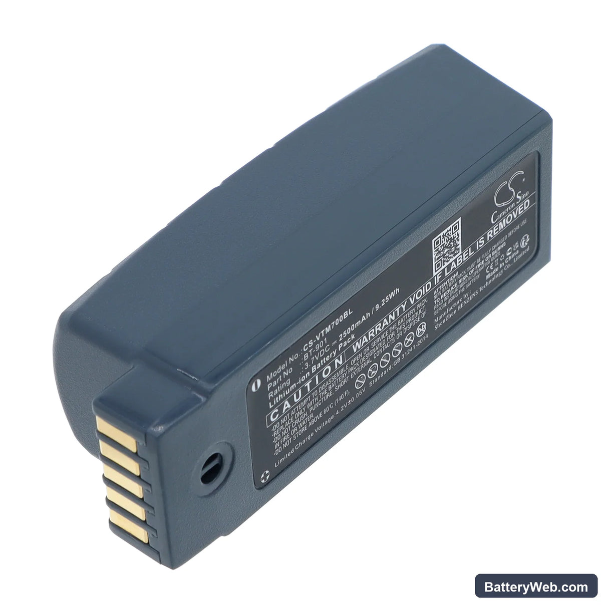 Honeywell Voice A700x Replacement Battery, 3.7V, 2500mAh, Li-ion 1