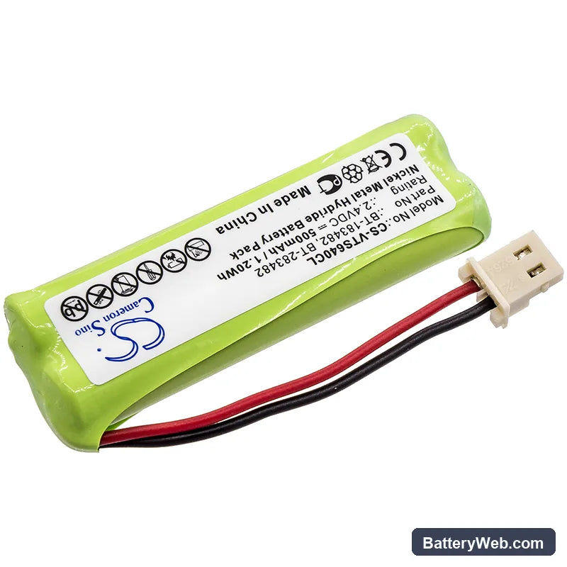 V Tech 89134801 Replacement Battery, 2.4V, 500mAh, Ni-MH 2