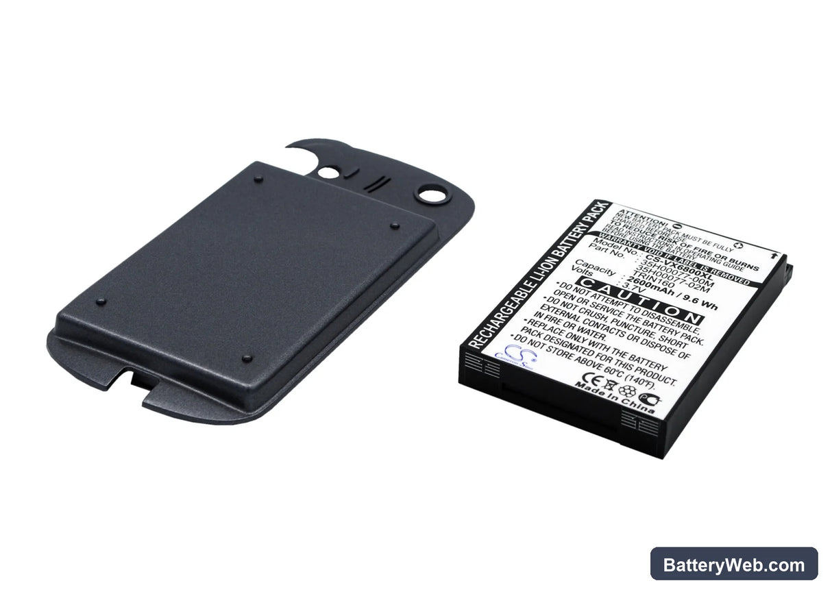 AudioVox PPC6800 Replacement Battery, 3.7V, 2600mAh, Li-ion 2