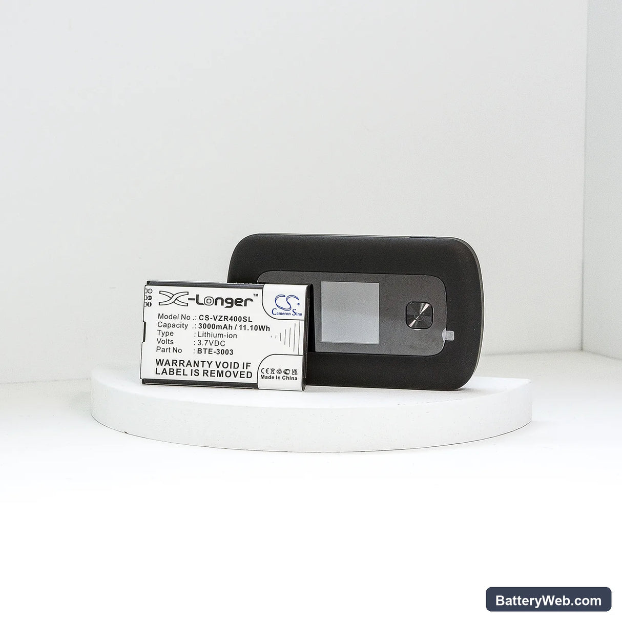 Verizon ORB400LB Replacement Battery, 3.7V, 3000mAh, Li-ion 6