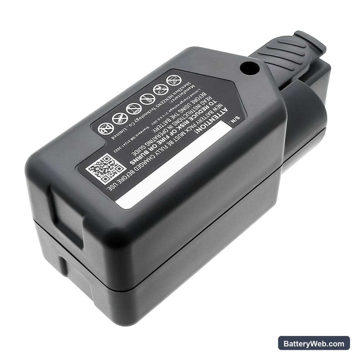 Wolf Garten Li-ion Power GTB 815 Trimmer Replacement Battery, 18V, 2000mAh, Li-ion 3