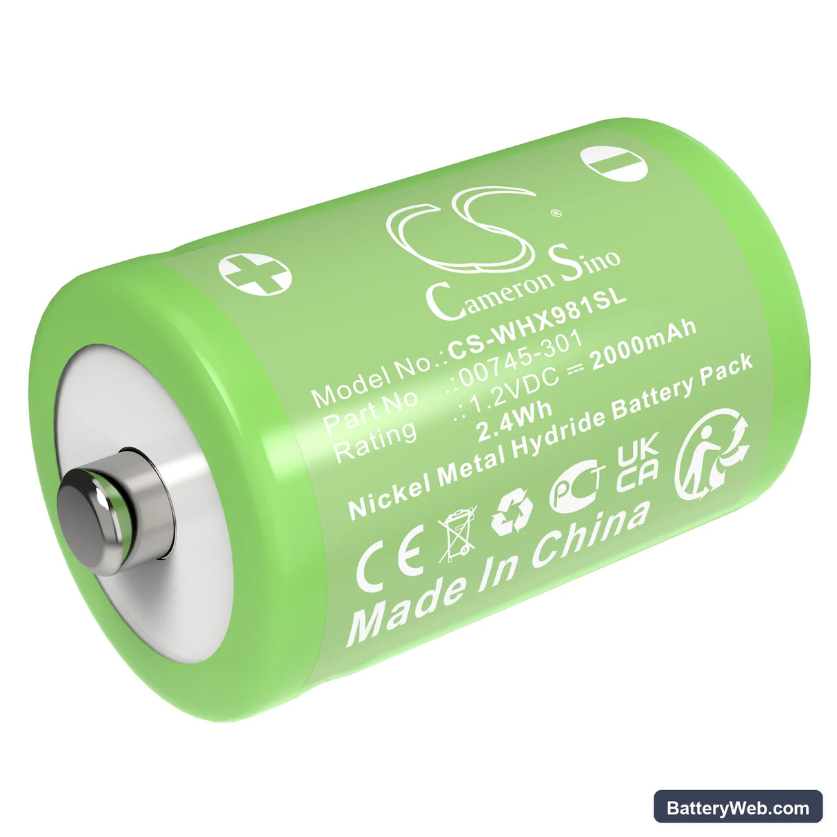 Wahl 7060 Replacement Battery, 1.2V, 2000mAh, Ni-MH 1