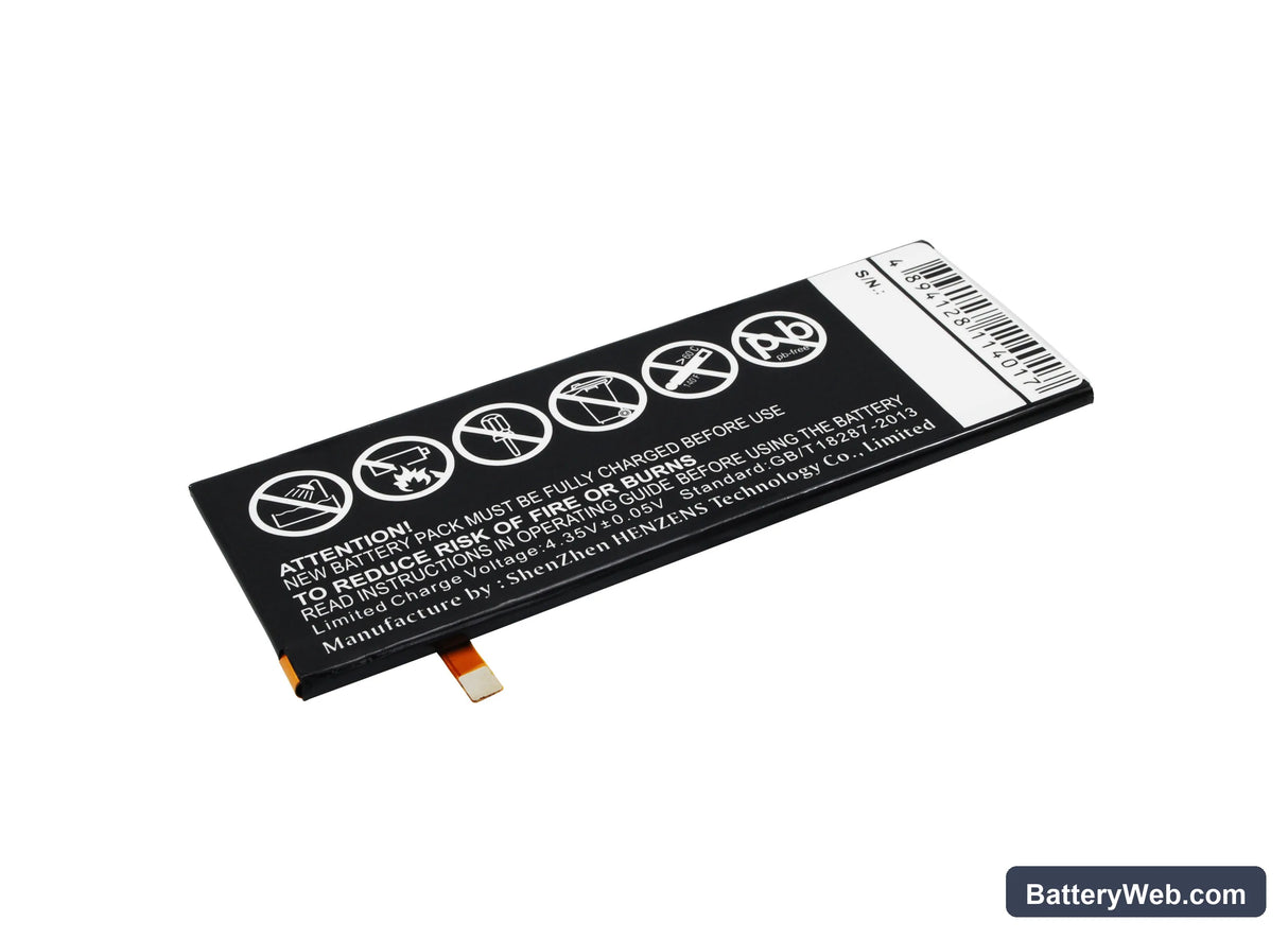 Wiko Highway Star Replacement Battery, 3.8V, 2300mAh, Li-Polymer 3