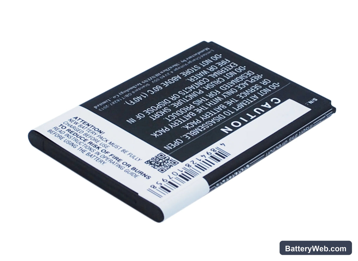 Wiko Jimmy Replacement Battery, 3.7V, 1700mAh, Li-ion 5