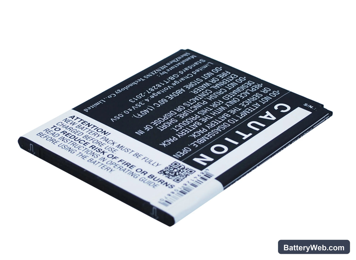 Wiko Slide Replacement Battery, 3.8V, 2500mAh, Li-ion 4