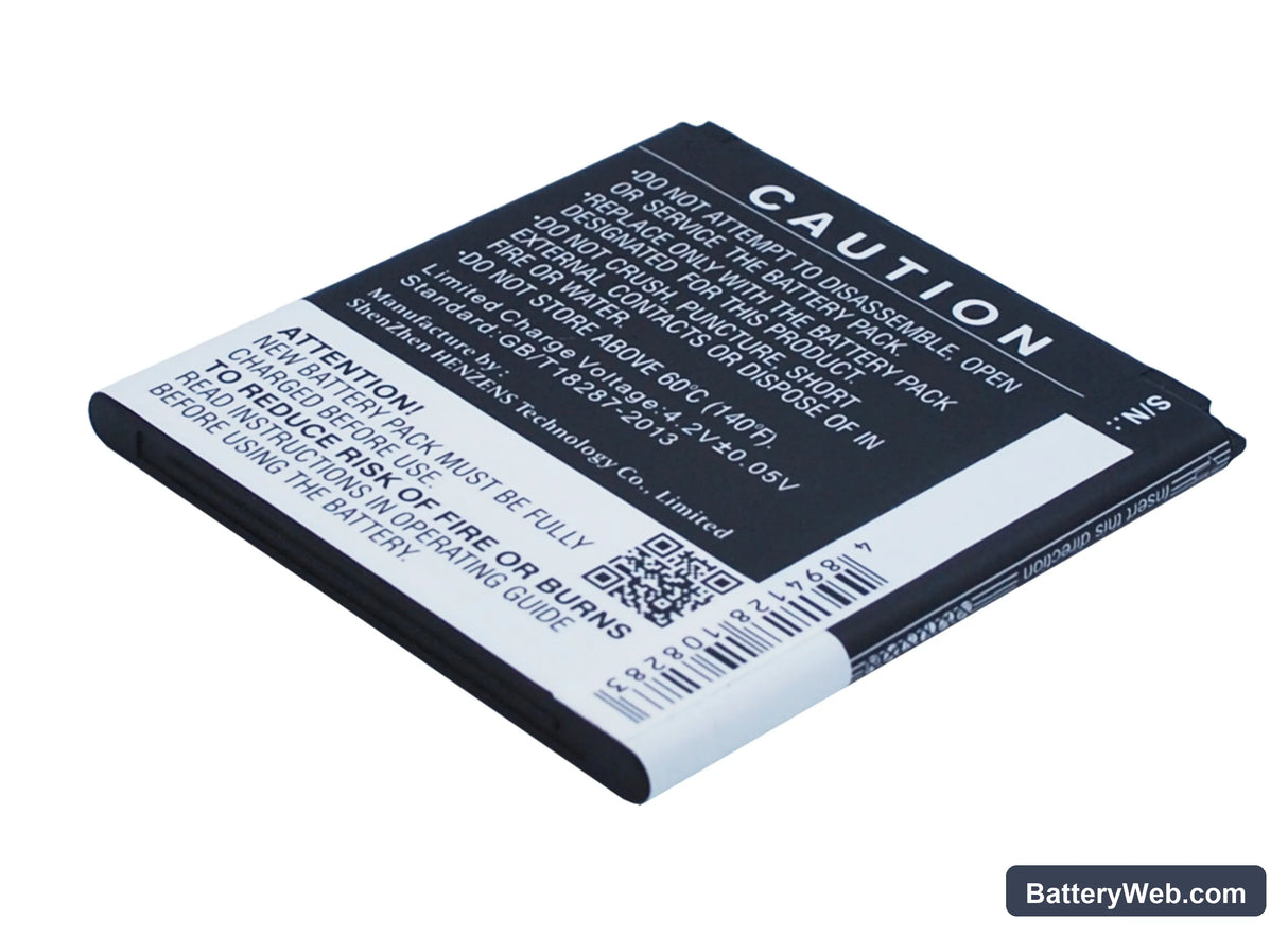 Wiko Cink Peax Replacement Battery, 3.7V, 1750mAh, Li-ion 4