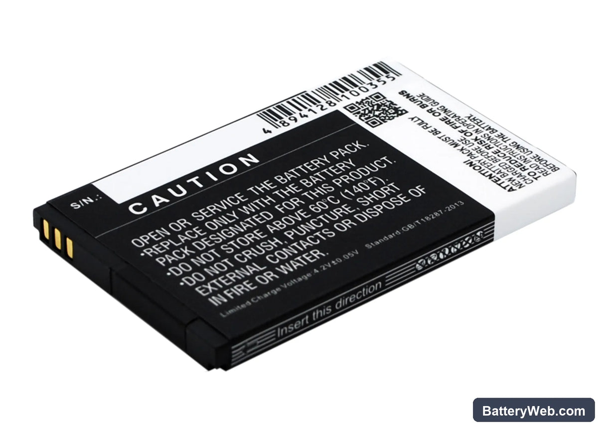 Wiko KAR Replacement Battery, 3.7V, 1000mAh, Li-ion 4