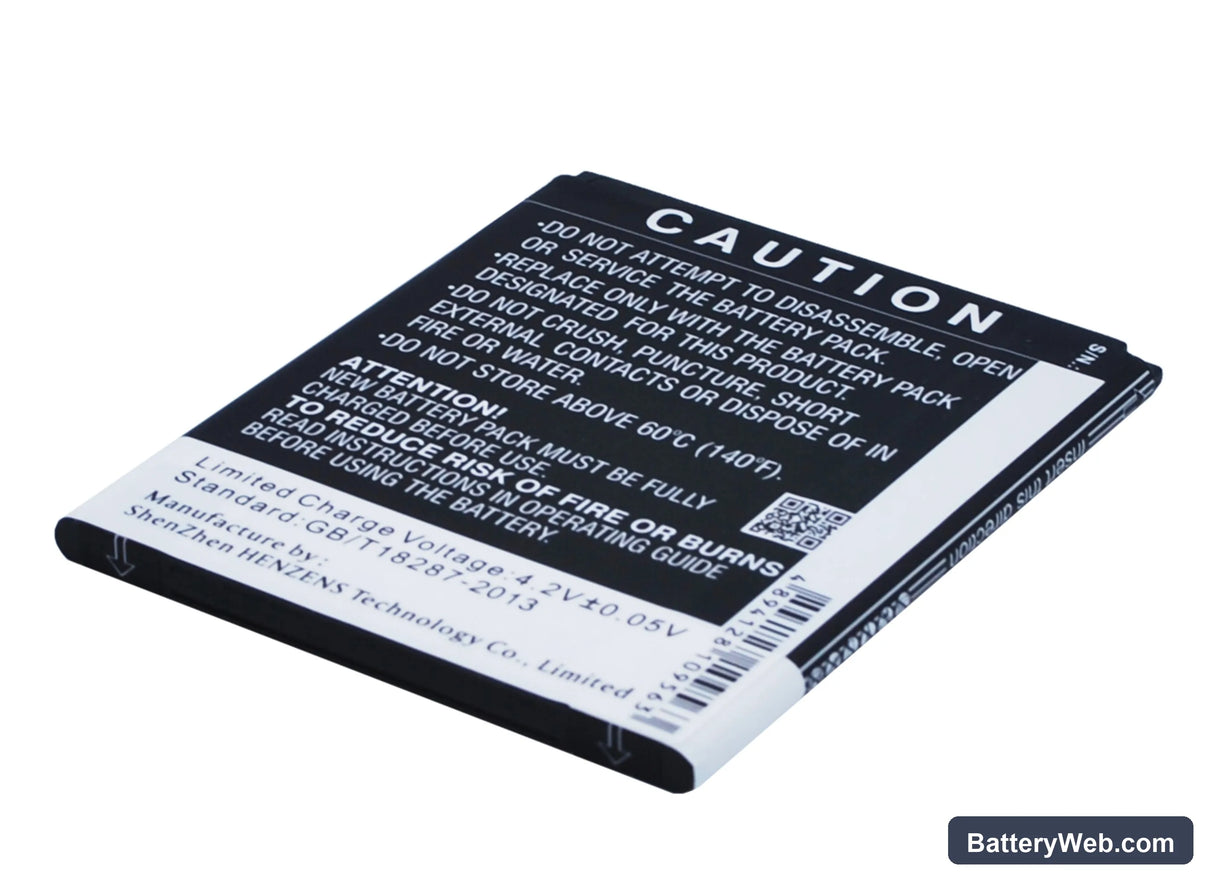 Wiko Rainbow Jam Replacement Battery, 3.7V, 2000mAh, Li-ion 4