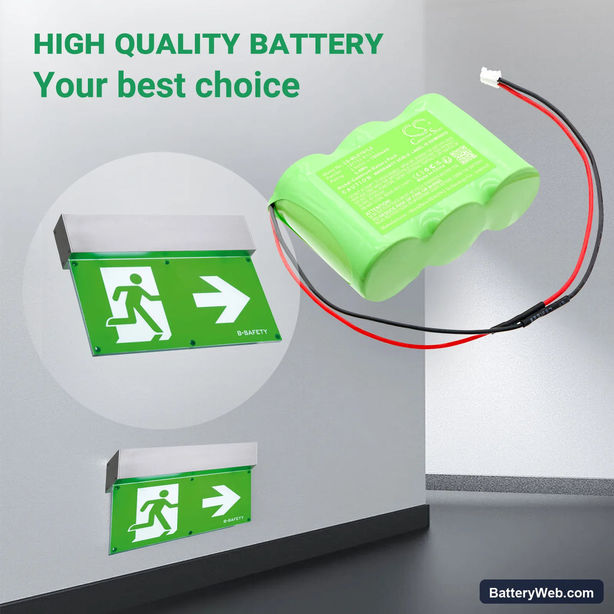 Willing Wi200552 3 VTCS Replacement Battery, 3.6V, 1500mAh, Ni-CD 6
