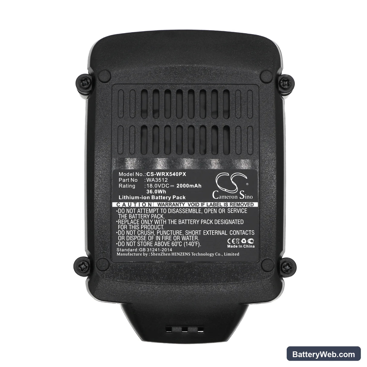 AL-KO Trimmer GTLi 18V Comfort Replacement Battery, 18V, 2000mAh, Li-ion 5
