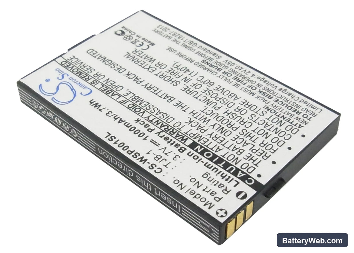 MaxCom MM550BB Replacement Battery, 3.7V, 1000mAh, Li-ion 2