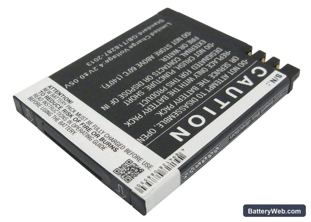 Swissvoice MP50 Replacement Battery, 3.7V, 800mAh, Li-ion 3
