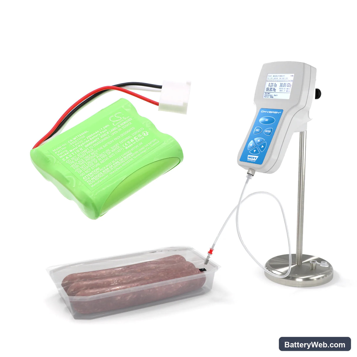 WITT Oxybaby Replacement Battery, 3.6V, 2000mAh, Ni-MH 6
