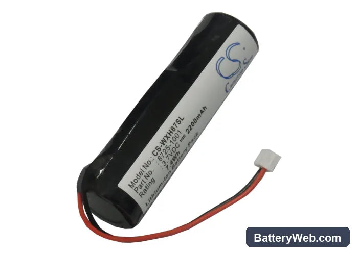 Wella Eclipse Clipper Replacement Battery, 3.7V, 2200mAh, Li-ion 2