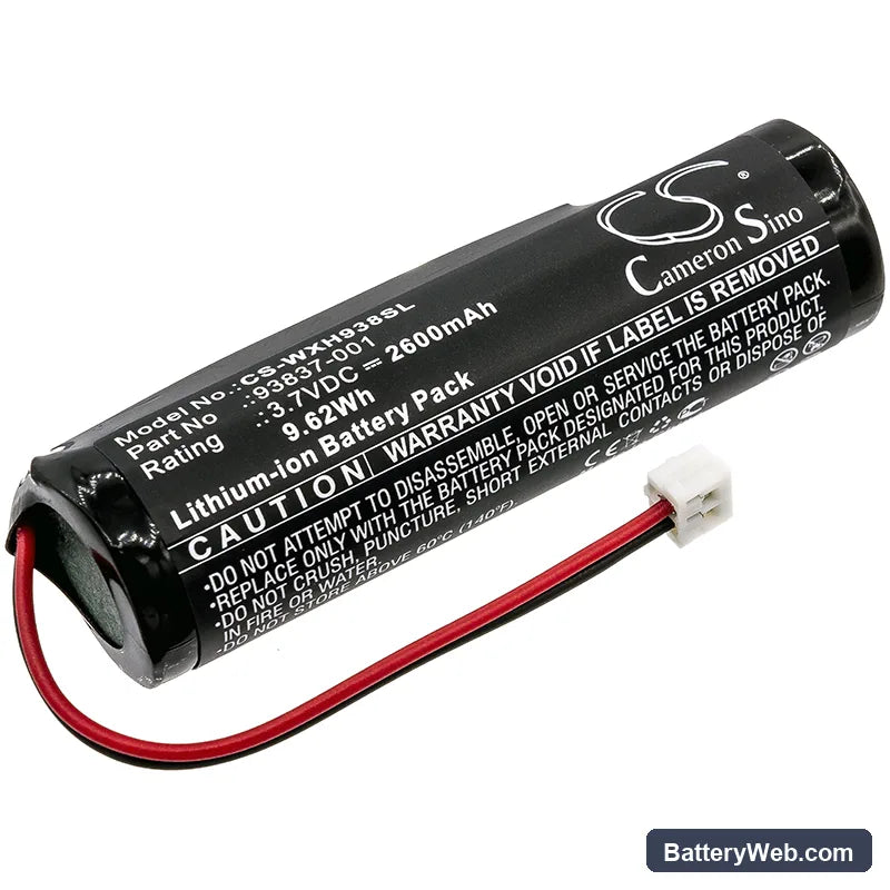 Wahl Cordless Magic Clip Replacement Battery, 3.7V, 2600mAh, Li-ion 1
