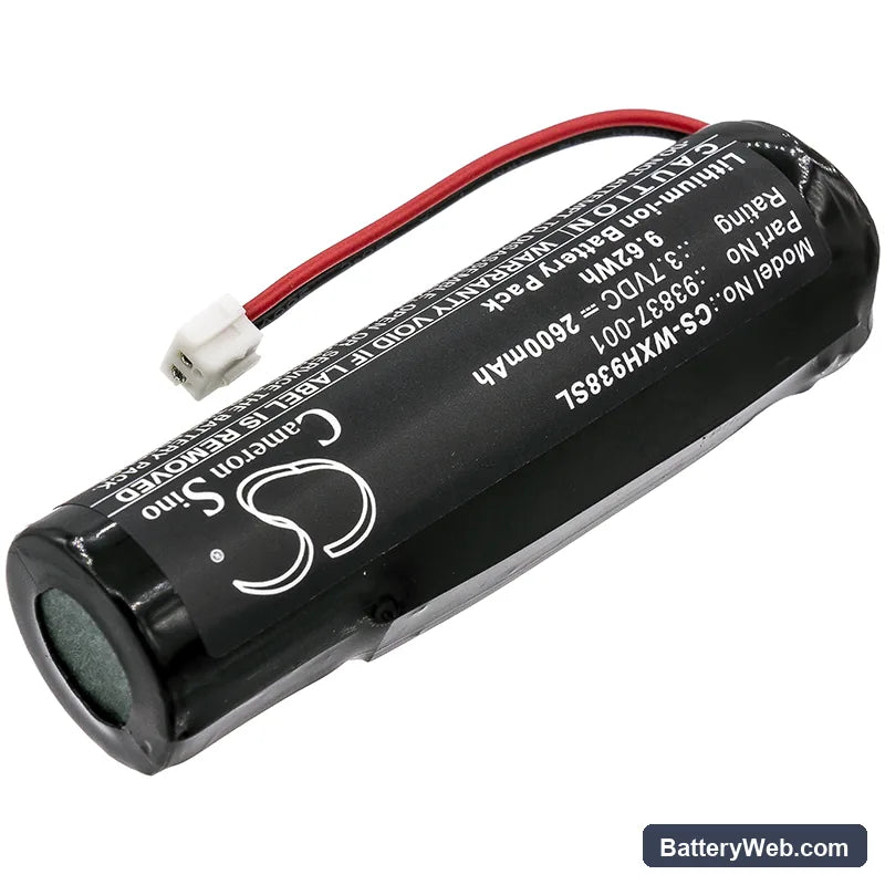 Wahl Cordless Magic Clip Replacement Battery, 3.7V, 2600mAh, Li-ion 2