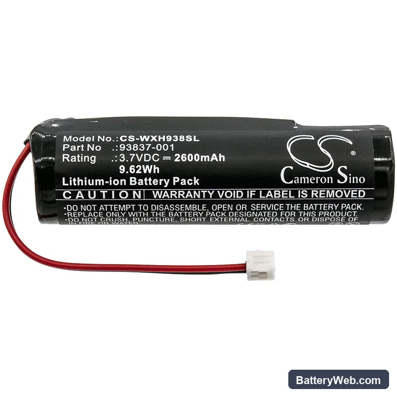 Wahl Cordless Magic Clip Replacement Battery, 3.7V, 2600mAh, Li-ion 3